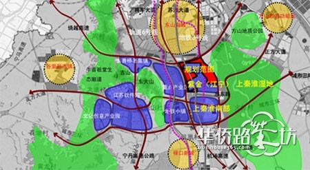 南京市江宁区上秦淮北部规划   今年8月8月,规划局官网