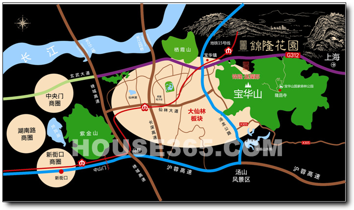 锦隆云山墅区位图 锦隆云山墅区位图