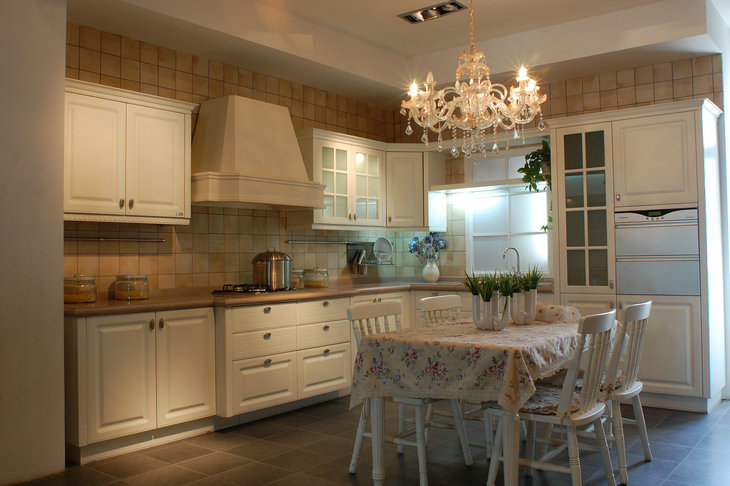 南京志邦厨柜之志邦厨柜 模压 罗马风情 田园风