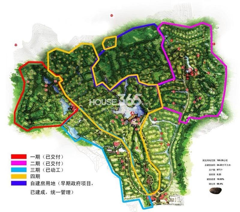 青城山语间项目三期总平面图_杭州青城山语间_杭州网